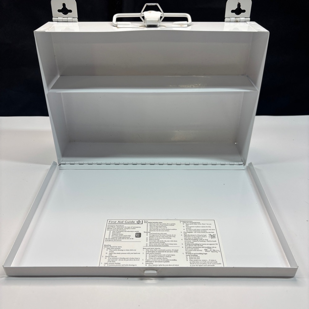 First Aid Cabinet Wall Mounted Medicine Emergency Metal Box - Picture 5 of 9